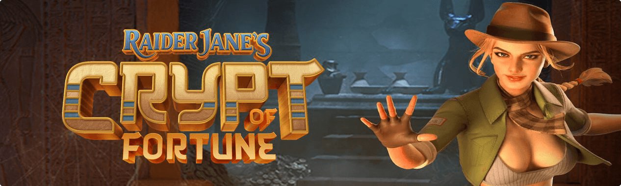 Raider Jane's Crypt of Fortune Slot Banner