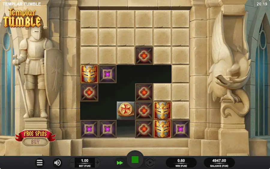 Each Winning Combination Of Symbols On Templar Tumble Will Cause The Reels To Cascade
