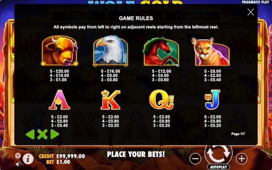 Wolf Gold Slot Pragmatic Play