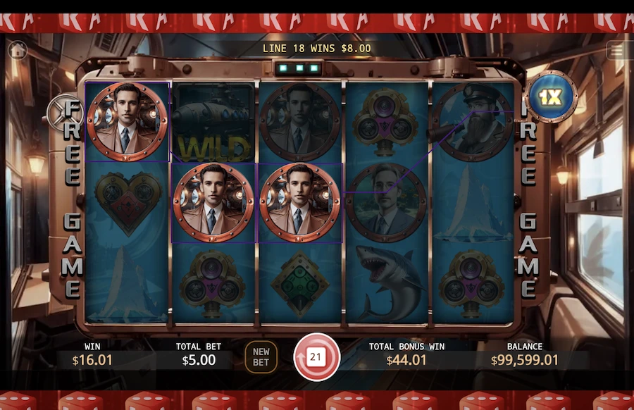 20000 Leagues Under The Sea Slot KA Gaming