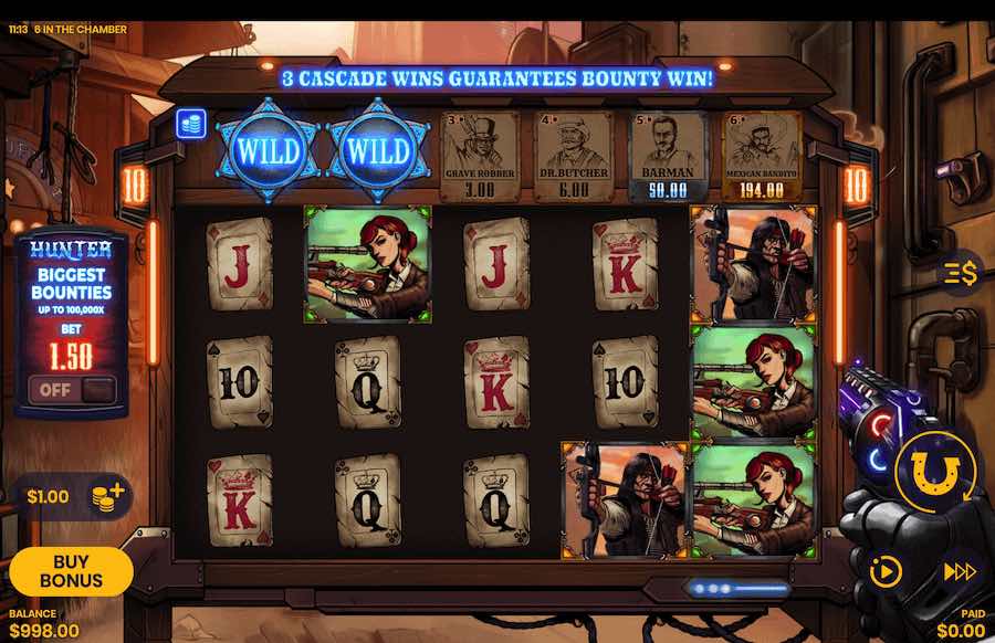 6 In The Chamber Slot Base Game