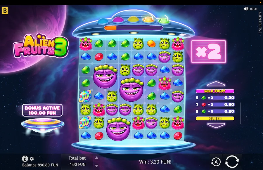 Alien Fruits 3 Gameplay