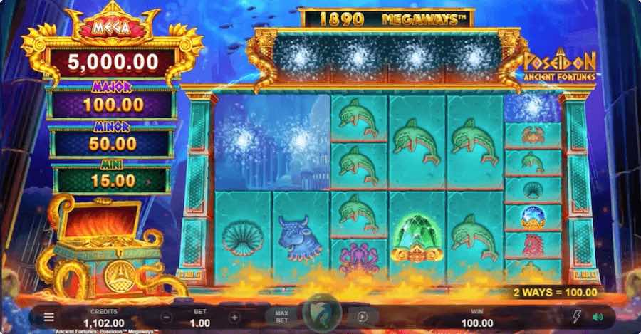 Ancient Treasures Poseidon Megaways slot