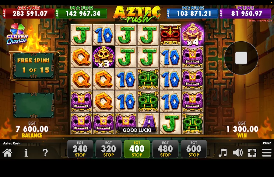 Aztec Rush Gameplay