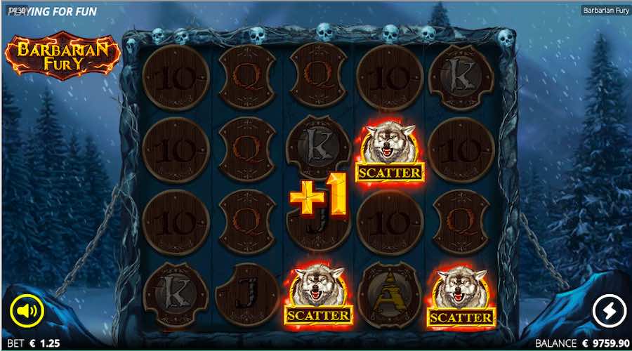 Win Up To 20 Fury Spins On Barbarian Fury Free Spin Feature