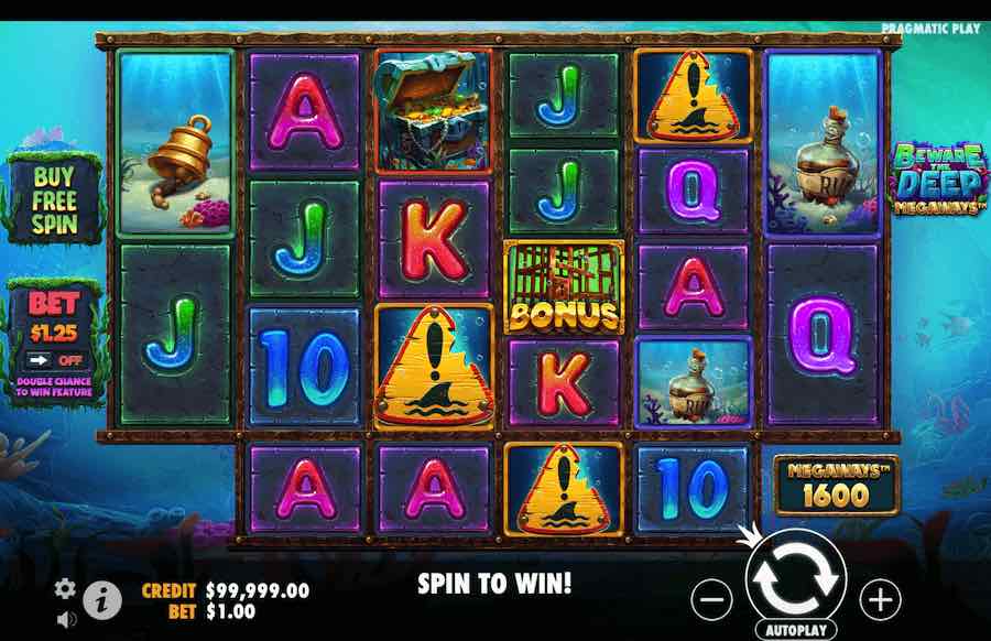 Beware The Deep Megaways Slot Base Game