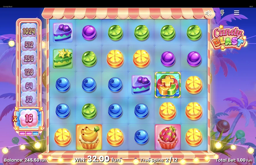 Candy Blast Slot Push Gaming