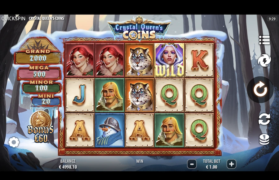 Crystal Queen's Coins slot Quickspin