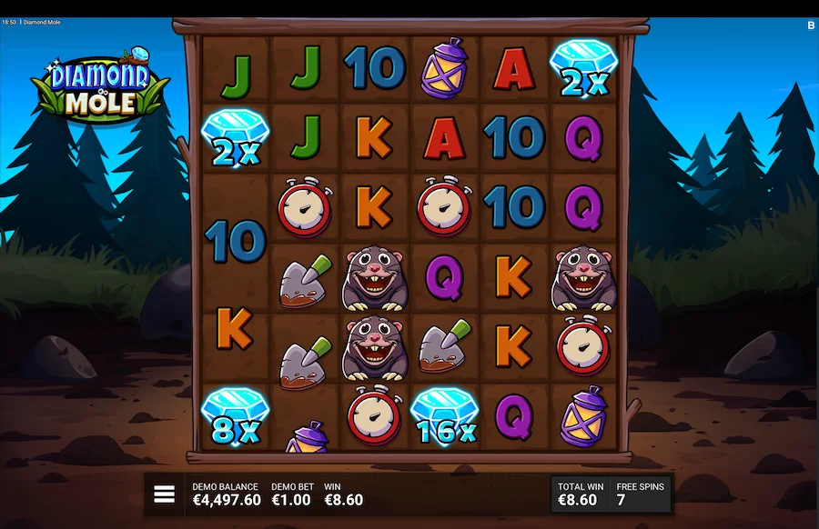 Diamond Mole Slot Backseat Gaming