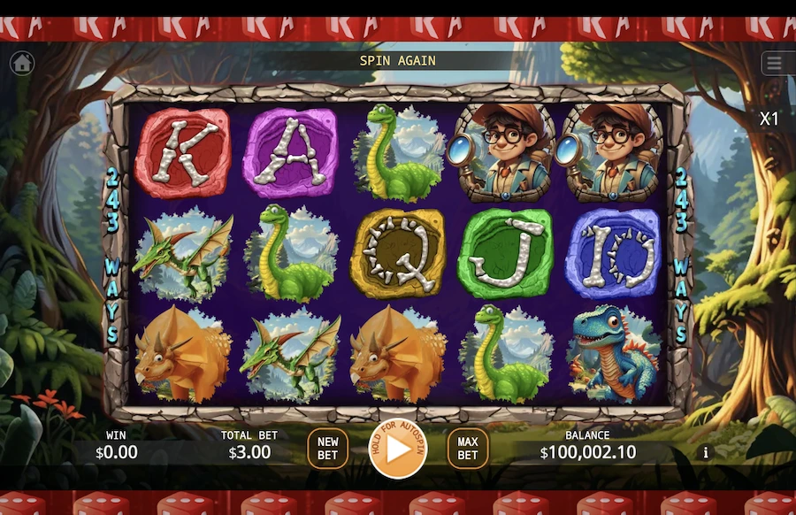 Dinosaur Park Slot KA Gaming