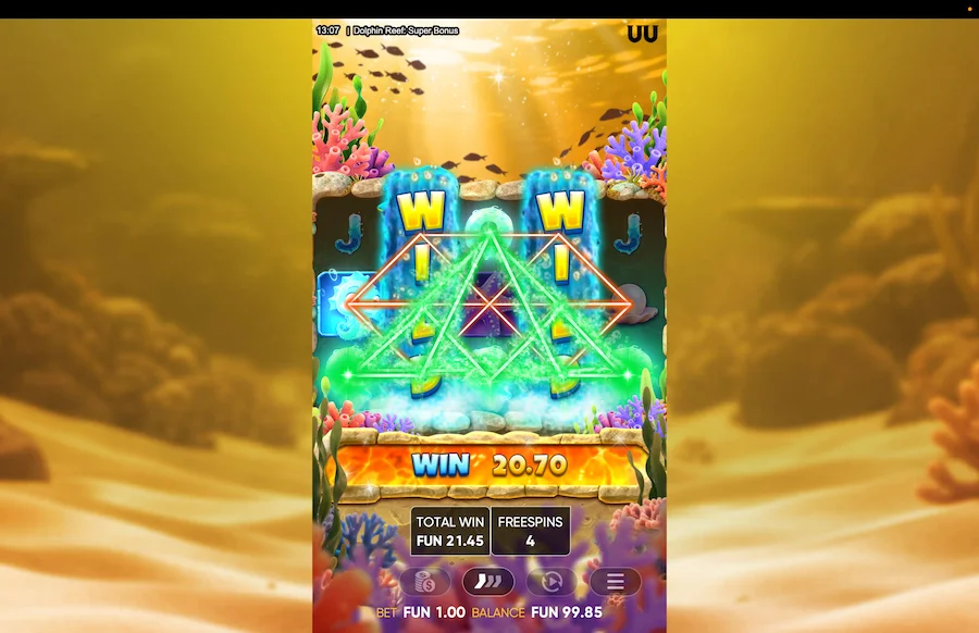 Dolphin Reef Super Bonus Gameplay