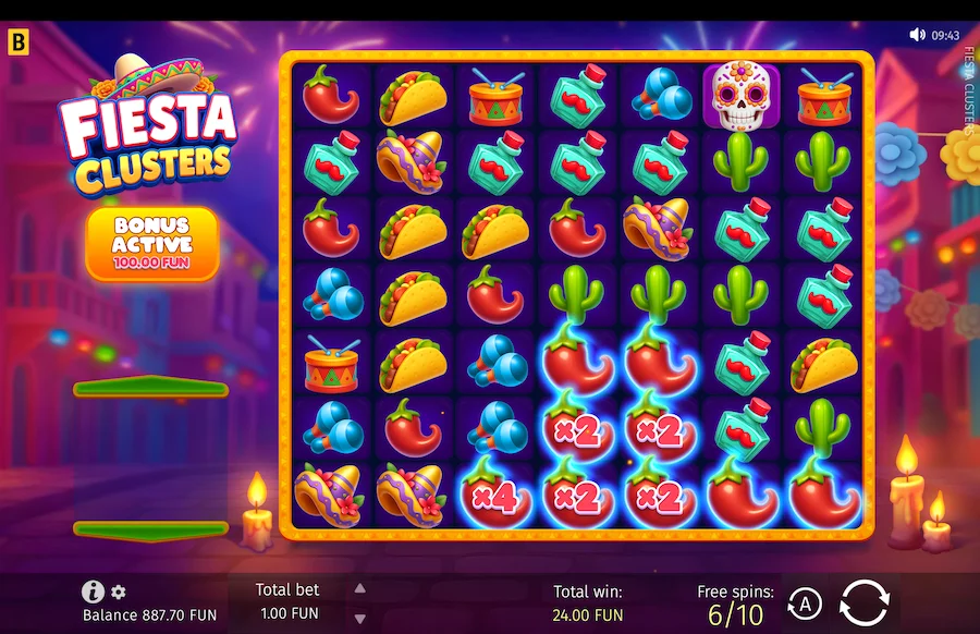 Fiesta Clusters Slot BGaming