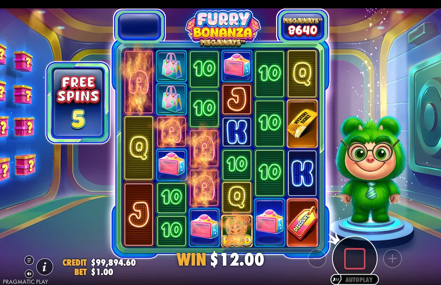 Furry Bonanza Megaways Gameplay