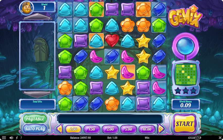 Gemix slot base game