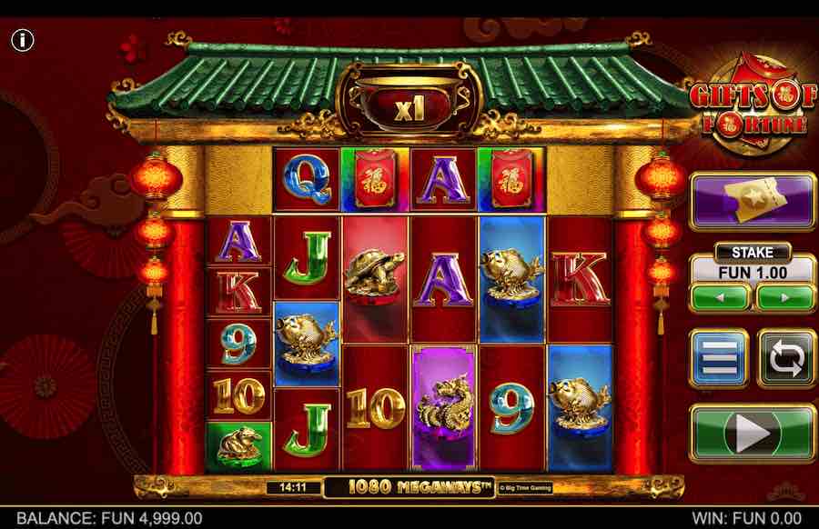 Gifts Of Fortune Slot Base Game