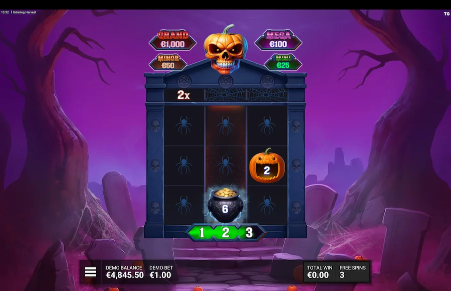Grinning Harvest Slot Trusty Gaming