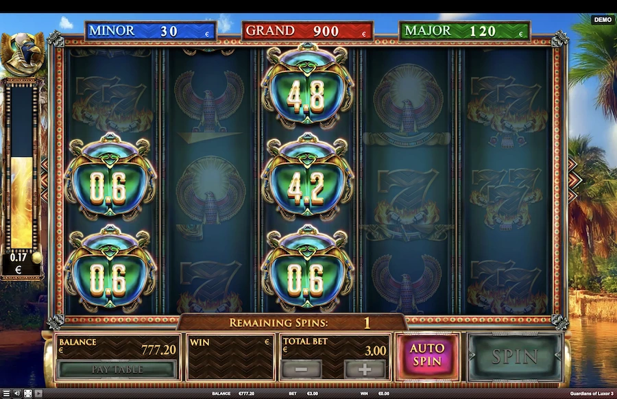 Guardians Of Luxor 3 Slot Red Rake Gaming