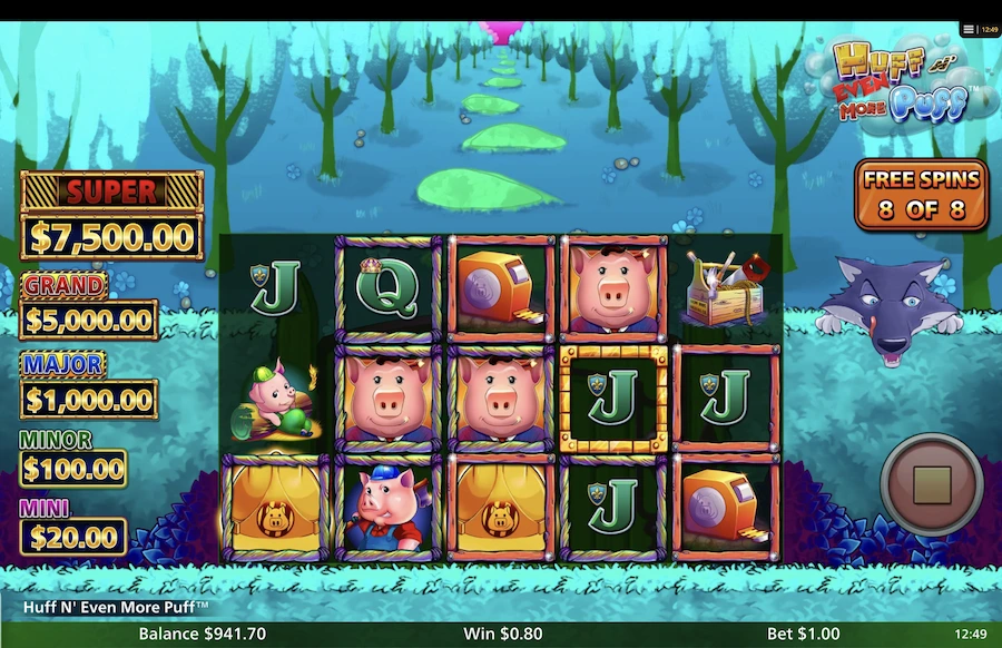 Huff N Even More Puff Slot Light & Wonder