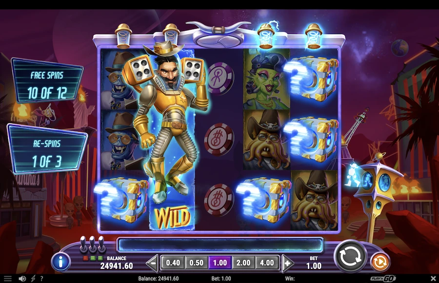 Invading Vegas Revenge On Mars Slot Play'n GO