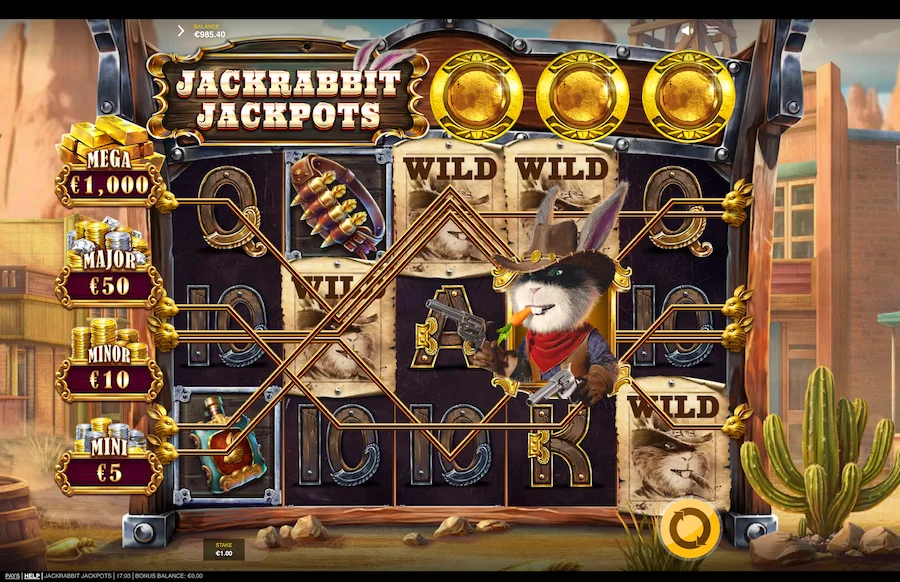 Jackrabbit Jackpots Slot Red Tiger Gaming