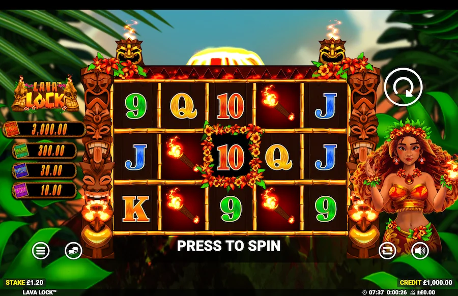 Lava Lock Slot Blueprint Gaming