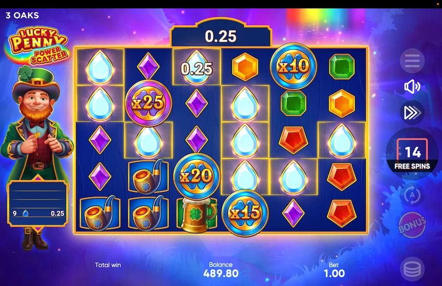 Lucky Penny Power Scatter Gameplay