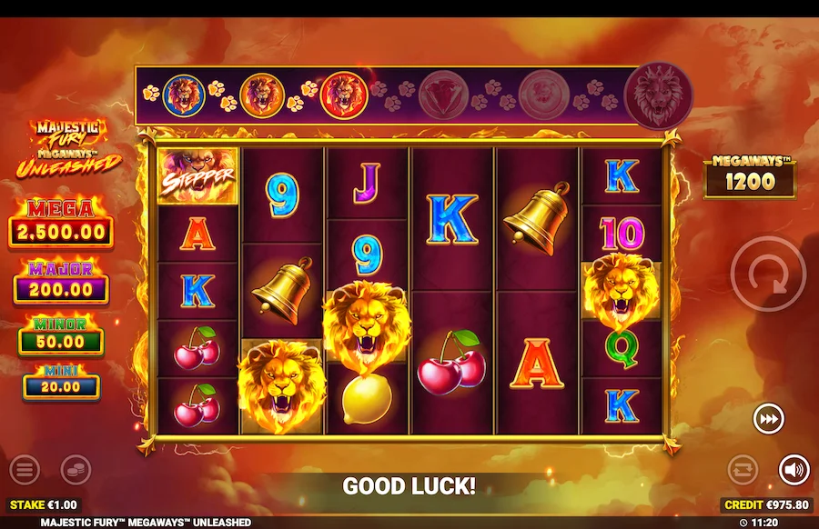 Majestic Fury Unleashed Megaways Slot Blueprint Gaming