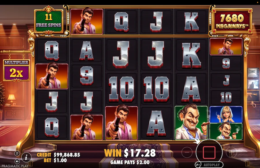 Mini Mafia Megaways Gameplay