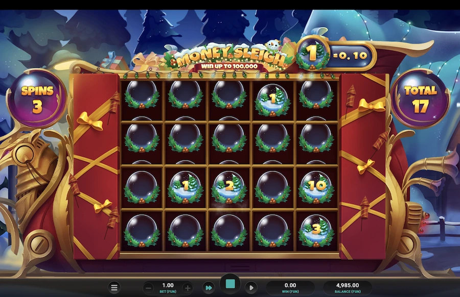 Money Sleigh slot bonus feature