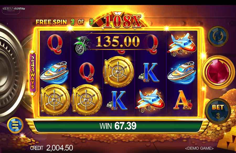 Moneybags Man 2 Free Spins Feature