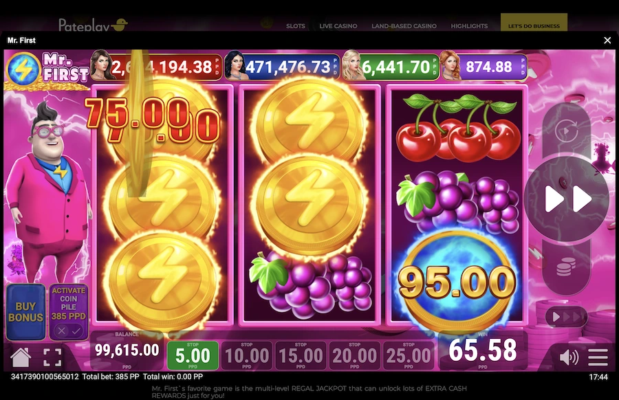 Mr First slot Pateplay