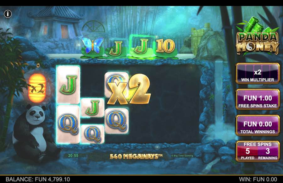 Panda Money Slot Free Spins Feature