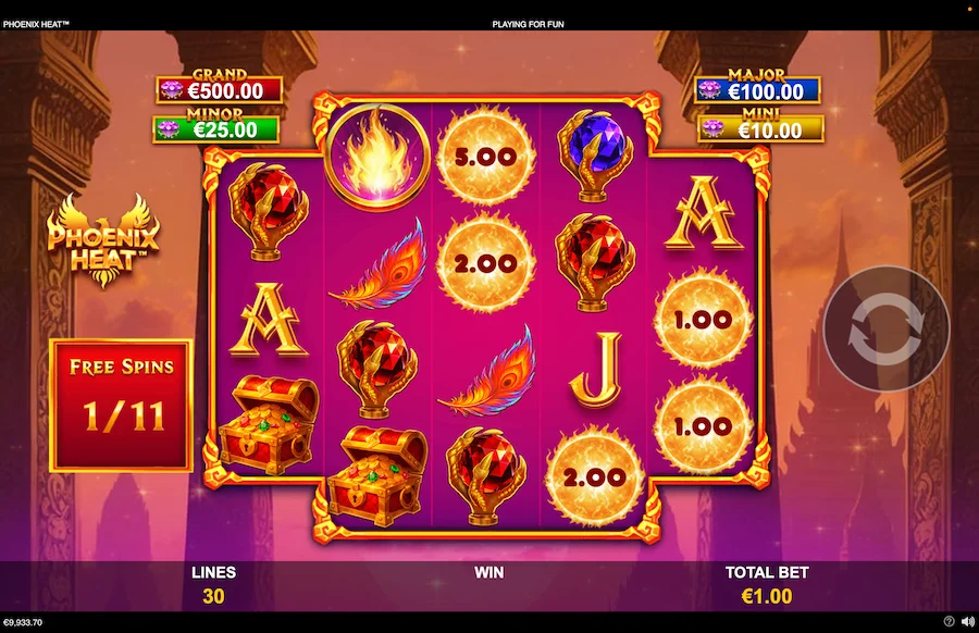 Phoenix Heat Gameplay