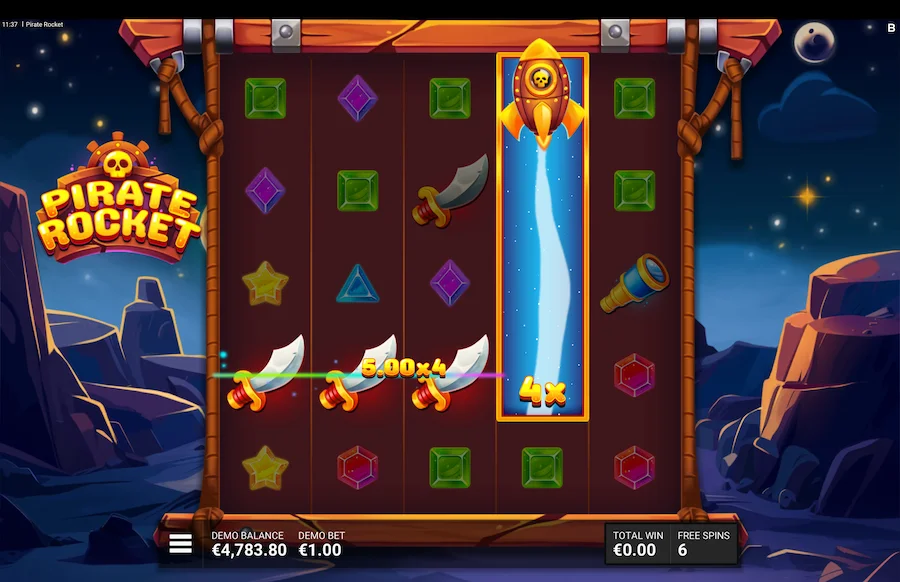 Pirate Rocket Slot Backseat Gaming