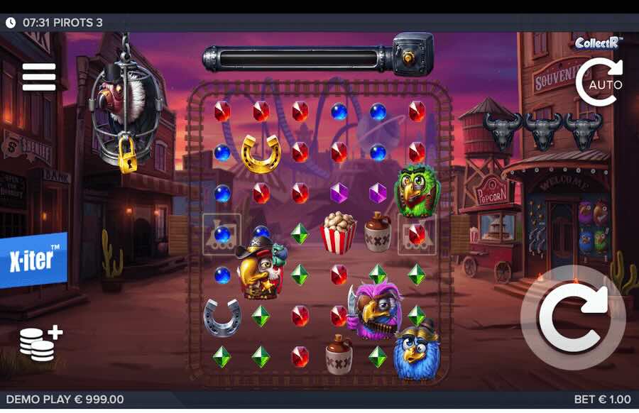 Pirots 3 Slot Base Game