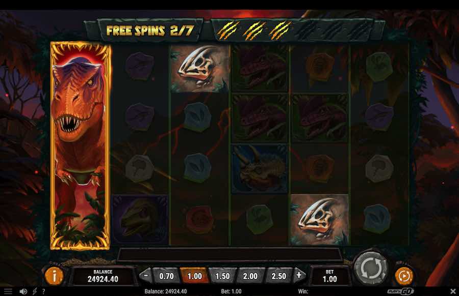 Raging Rex Free Spins Feature