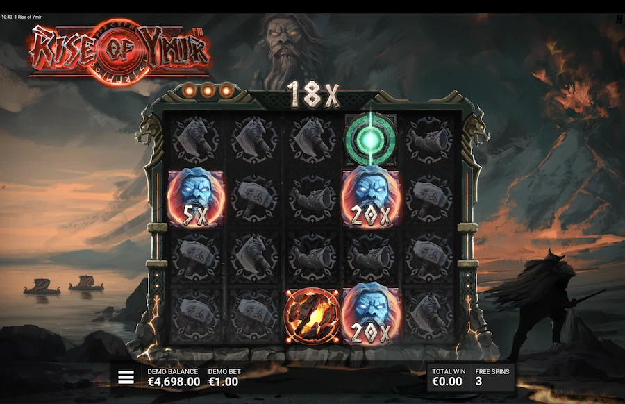 Rise of Ymir slot bonus feature