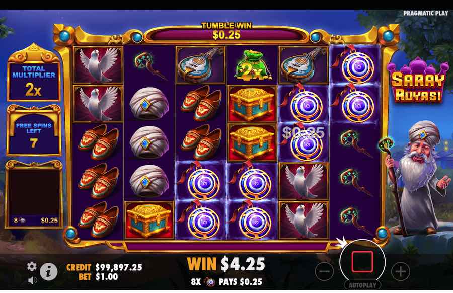 Saray Ruyasi Slot Free Spins Feature