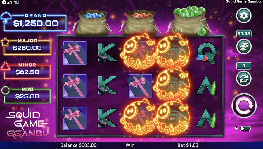 Squid Game Gganbu Slot Light & Wonder