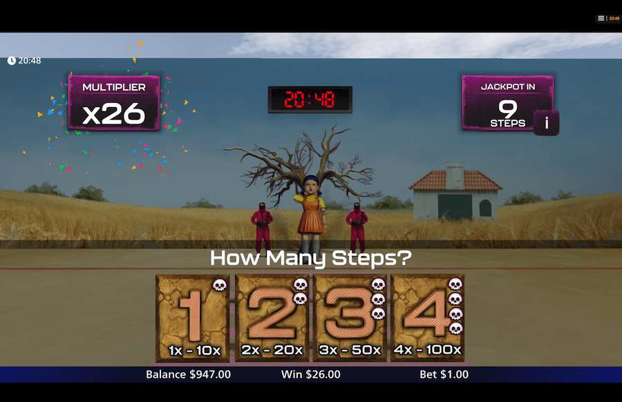 Squid Game One Lucky Day Slot Bonus Feature