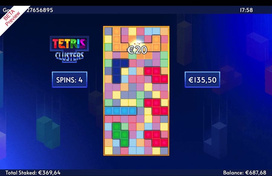 Tetris Slingo Free Spins Feature