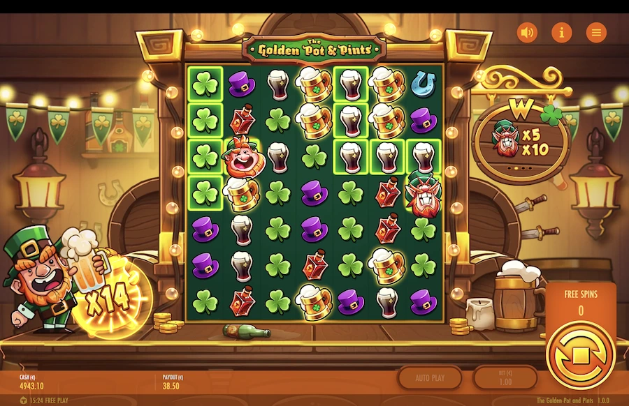 The Golden Pots And Pints Slot Thunderkick